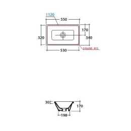 Раковина накладная Globo Forty3 (FO057.BI) белый