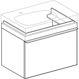 Geberit Citterio 500.557.JJ.1 Тумба для раковины, с ящиками выдвижными