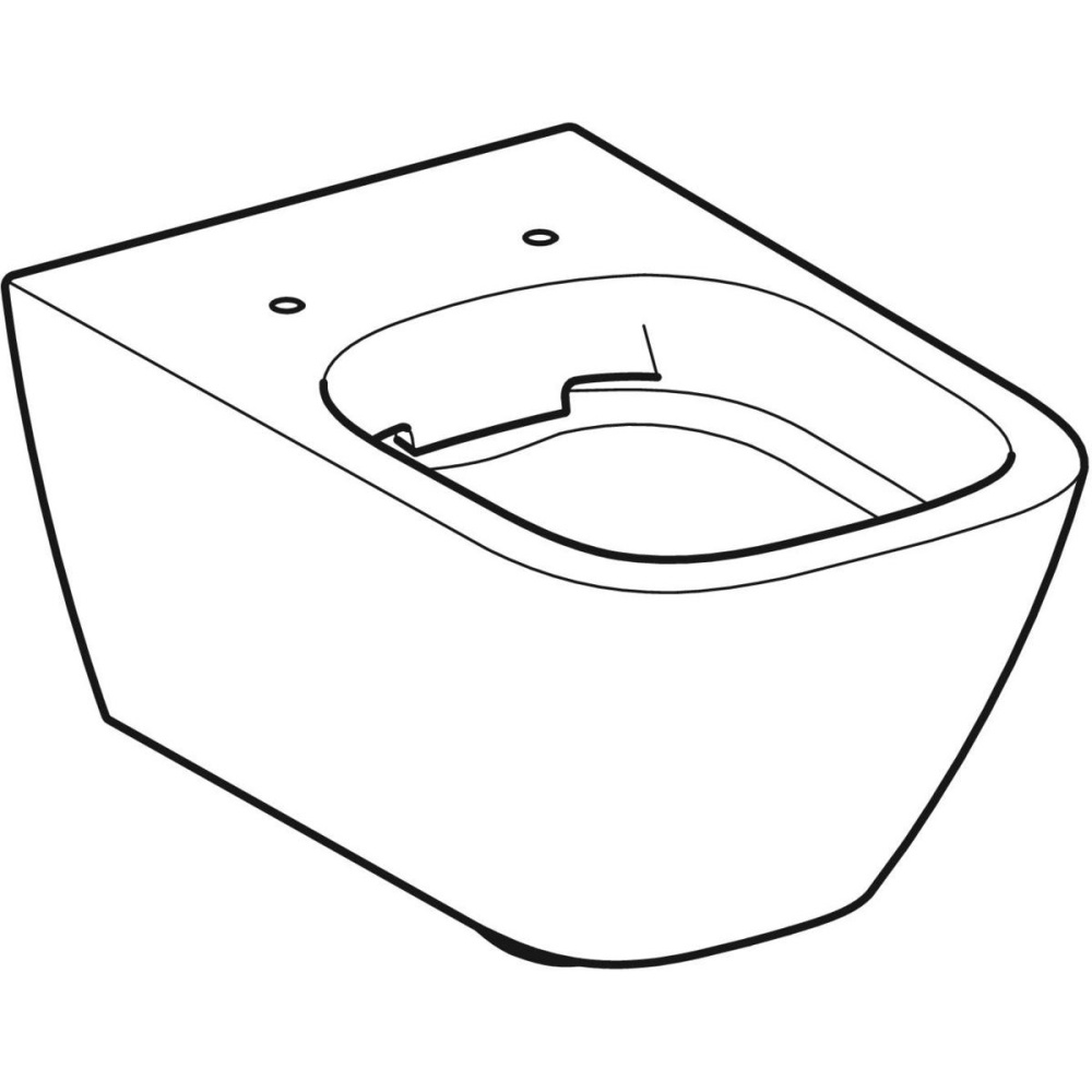 Geberit Smyle Square 500.208.01.1 Унитаз подвесной, безободковый