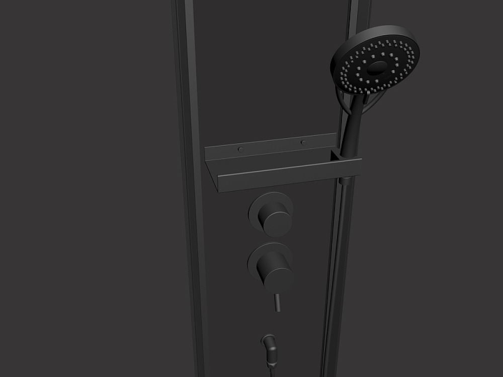 Фото Душевая кабина 120x80x222 Timo (ILMA-902 L B) Без гидромассажа, акрил, Поддон низкий