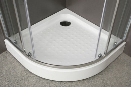 Душевой уголок BelBagno Uno UNO-R-2-90-Cr, 90 х 90 х 185 см, стекло прозрачное/матовое