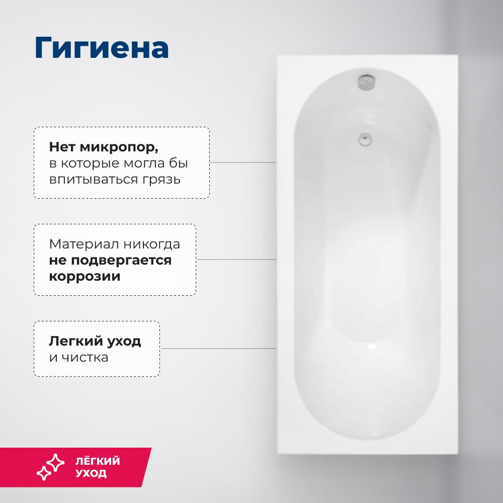 Акриловая ванна 175x80 Aquanet Lotos (00328870) Белый