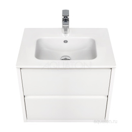 Тумба под раковину Aquaton Римини 60 белый глянец 1A226601RN010 NEW