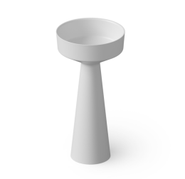 Фото Раковина напольная DEA Design Pedestal Basin (DD2018 425 18) белый матовый