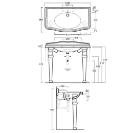 Подвесная раковина Simas Arcade (AR874 3)