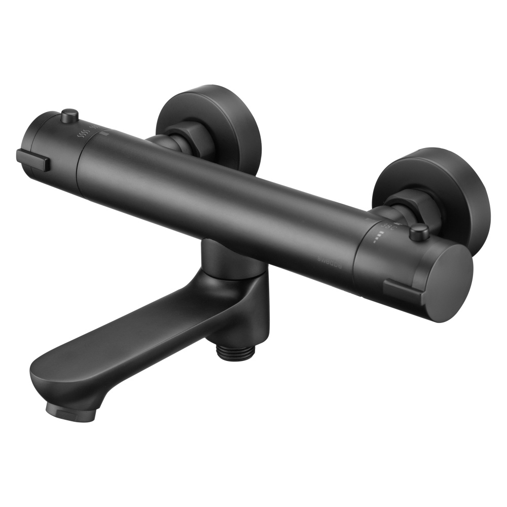 Фото Смеситель термостатический для ванны с поворотным изливом Swedbe Mercury 9045B