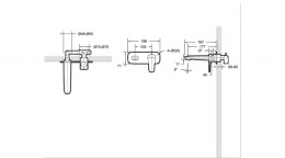 Смеситель Bravat  Source (P8173218CP-ENG)встраиваемый