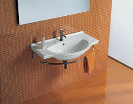 Полотенцедержатель для раковины Hatria (Y0PU01) хром