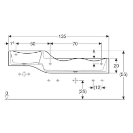 Раковина Geberit Bambini 135 L 430300016