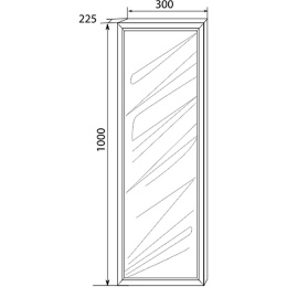 Marka One У73577 Пенал Glace 30П 1д White R