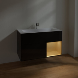 Villeroy Boch Finion F040HFPH Тумба под раковину 996х498 мм (gold matt/glossy black)
