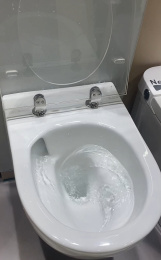 Унитаз beWash Bogen 88393201 подвесной Белый глянцевый с сиденьем Микролифт