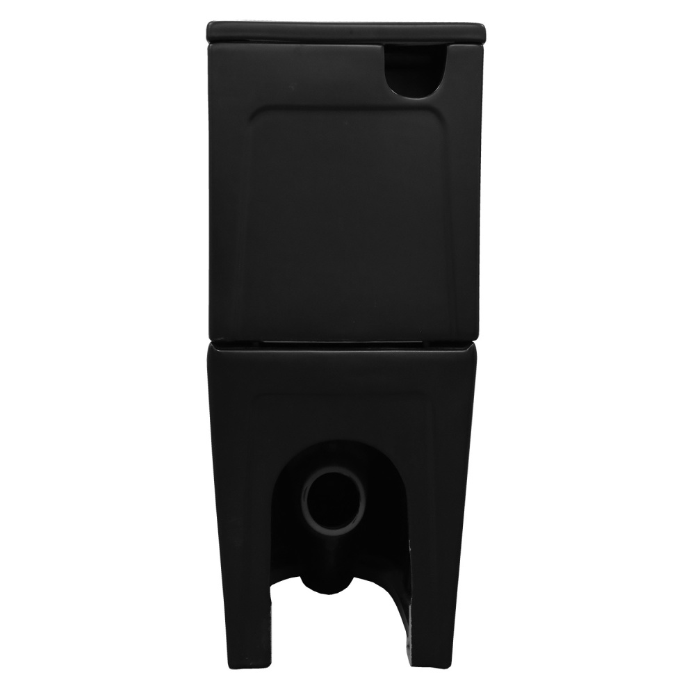 Унитаз-компакт Azario Black King (AZ-8303D) Черный матовый