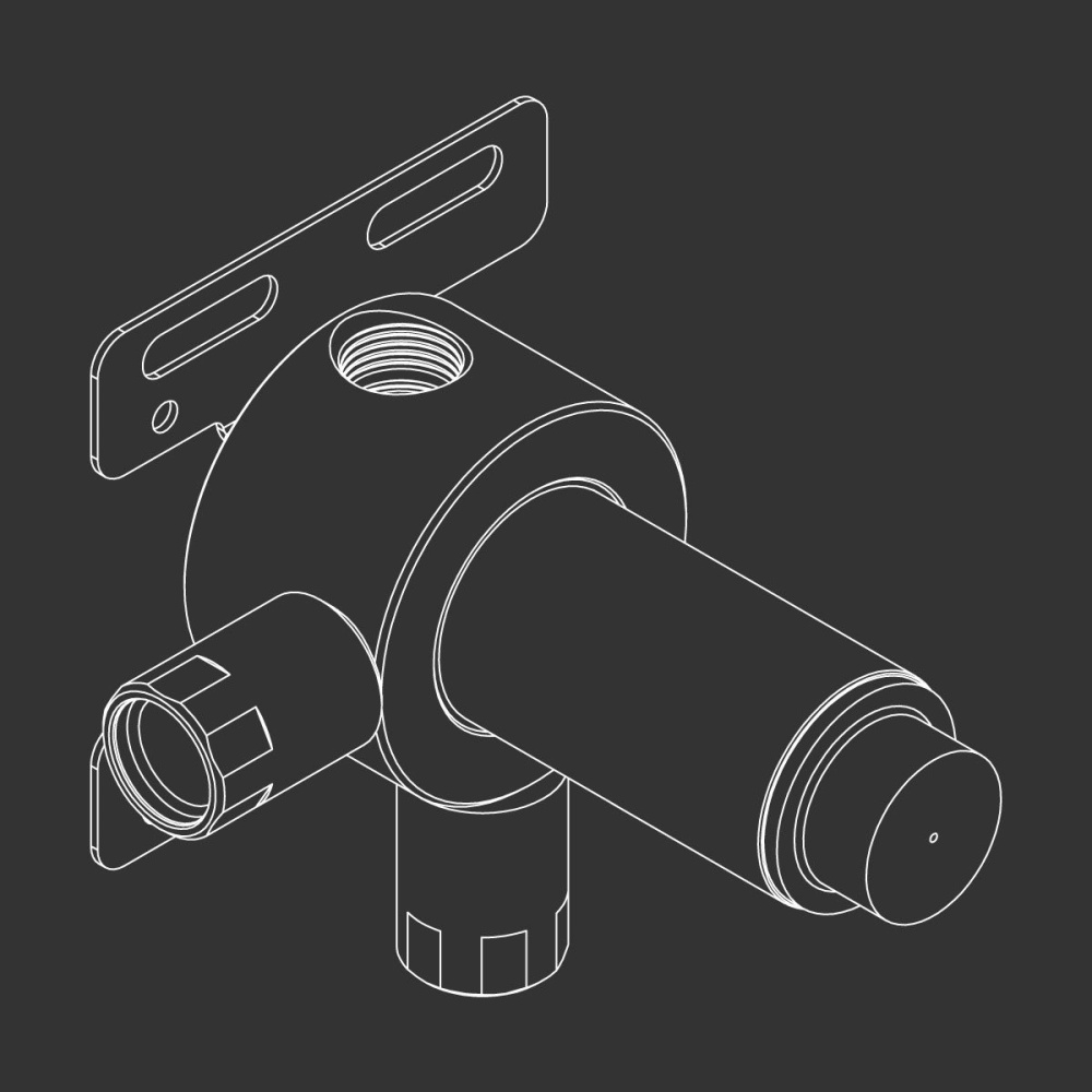 Фото Скрытая часть CEA design UCS 08 термостатического смесителя