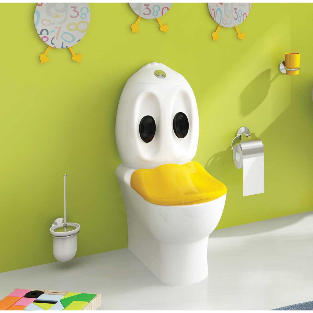 Унитаз детский утенок Creavit Ducky DC360 комплект