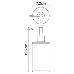Дозатор для жидкого мыла WasserKraft Rossel 5799