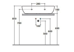 Фото Держатель полотенца Globo Bowl+ (PC7046)
