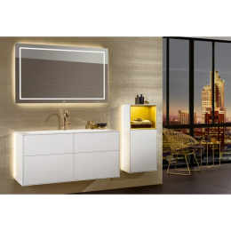 Villeroy Boch Finion F030GNMT Тумба под раковину 996х498 мм (walnut veneer/white matt)