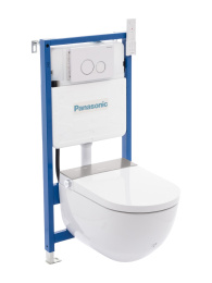 Фото Унитаз-биде электронный Panasonic CH2730 с инсталляцией и кнопкой смыва