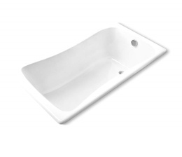 Ванна чугунная Jacob Delafon Bliss E6D902-0, 170 x 75 см, цвет белый
