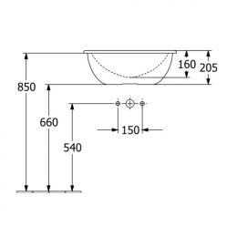 Фото Раковина встраиваемая сверху Villeroy & Boch Loop & Friends 4A620001 (4A62 00 01) (57х41 см)