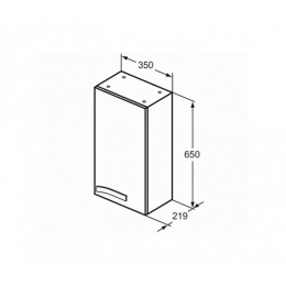Шкаф 35 см Ideal Standard Strada K2731WG