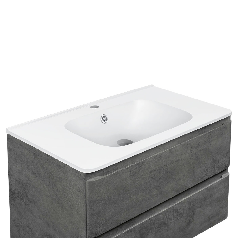 Фото Раковина из искусственного камня Vincea (VCB-2VP800W) белый