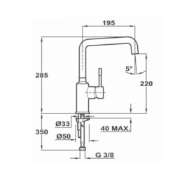 Teka Aura 509150200 Смеситель для мойки