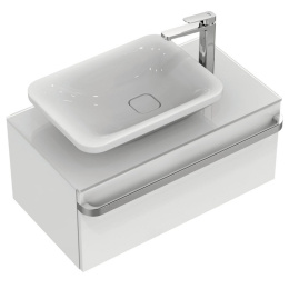 Тумба под раковину Ideal Standard Tonic II R4303WG, 80 см, белый глянцевый лак