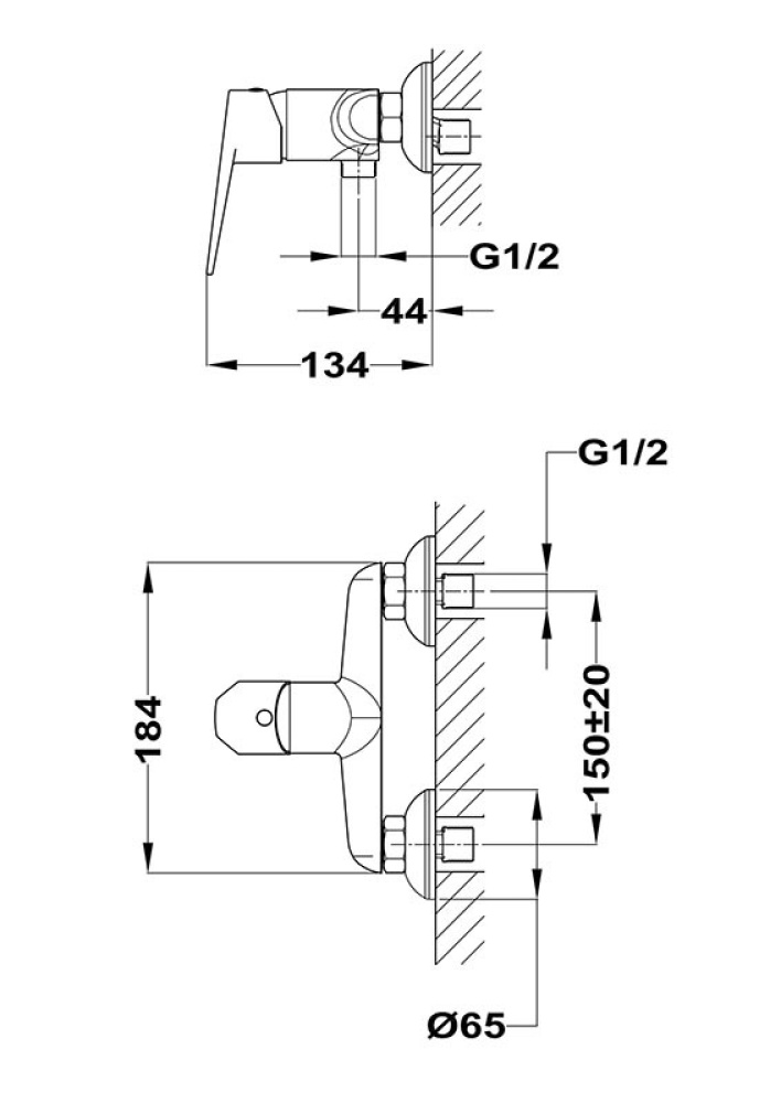 Фото Смеситель Teka Sineu 832321200 для душа