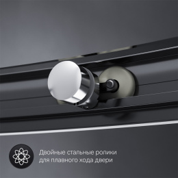 Душевое ограждение 80х120 Am.Pm Like (W83G-302U120CT64) стекла прозрачные, профиль матовый хром