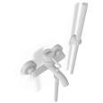 Смеситель для ванны Remer Metrica MC02BO, белый матовый