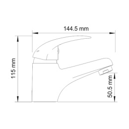 Смеситель для раковины WasserKRAFT ISEN 2603, хром