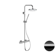 Душевая система термостатическая Remer Elegance EQ32X7MMM30CFP, черный брашированный хром