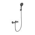 Смеситель для душа с термостатом Wonzon&Woghand (WW-B2048-A-BGG) Темный графит