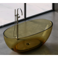 Ванна из литьевого мрамора 165 см DEA Design Nature (DD8628 1650 R9) Brown Copper