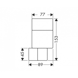 Стакан для щеток Axor SteeL 41234800 sntx