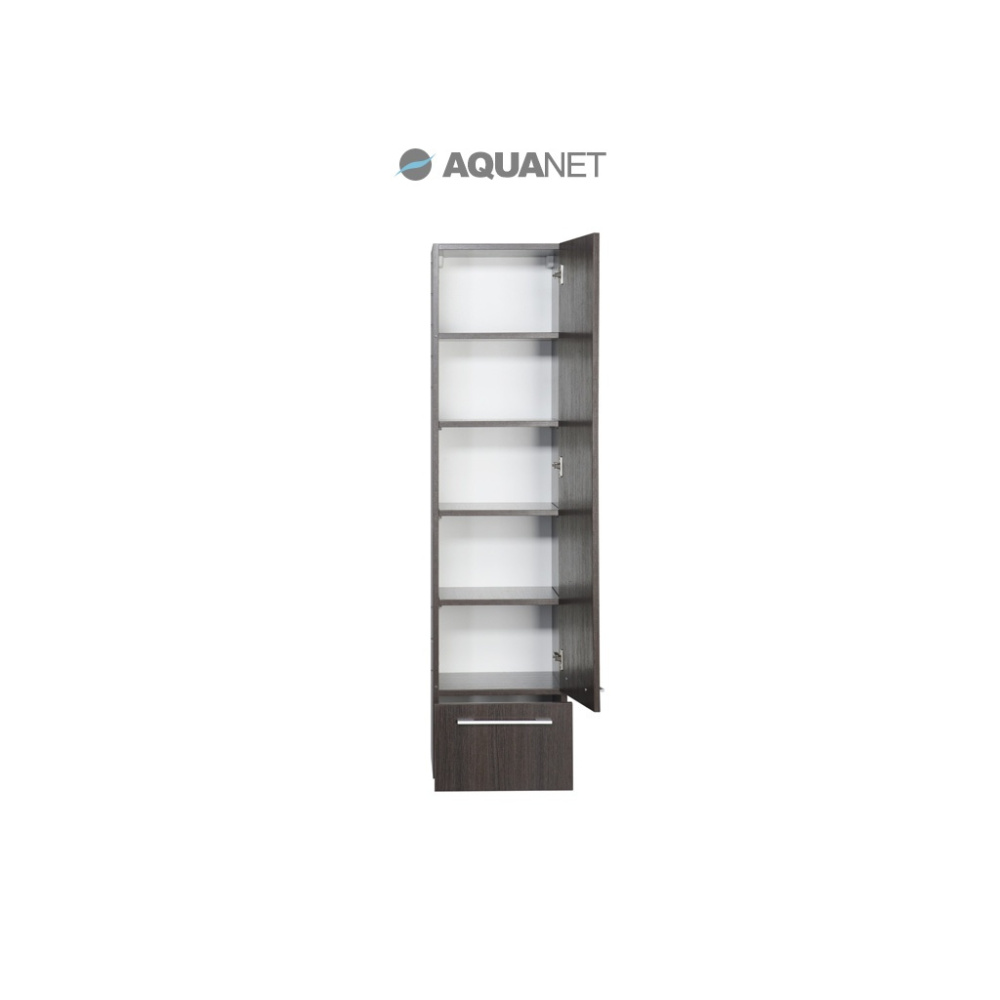 Шкаф-пенал для ванной Aquanet Нота 40 венге