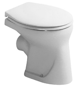 Приставной унитаз Duravit Duraplus 0106090000, белый