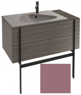 Тумба под раковину Jacob Delafon Nouvelle Vague 100 см, EB3031-G1B, с выступом, цвет - розовый перец