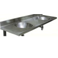 Раковина Nofer 13070.2.S коллективная 1200 мм