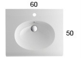 Фото Раковина подвесная Globo Bowl+ (BP060.BI) белый