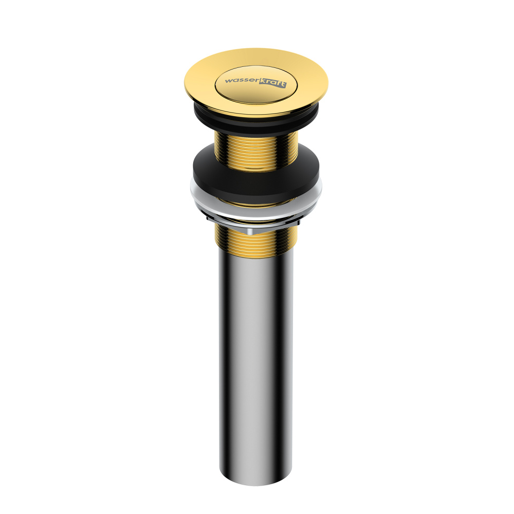 Фото Донный клапан WasserKRAFT Sauer 7100 (A253) золото