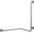 Поручень угловой Nofer (15050.S) для двух стен, правый, матовый