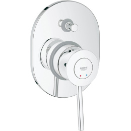 Grohe BauClassic 29047000 Смеситель для ванны, встраиваемый без излива