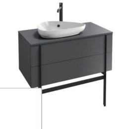 Тумба под раковину Jacob Delafon Nouvelle Vague 100 см, EB3040-G1C, белый глянцевый