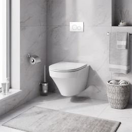 Инсталляция + унитаз + клавиша Am.Pm Inspire (IS49001.501700) белый, синий