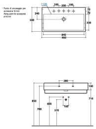 Фото Раковина подвесная Globo Classic (SCQ90.BI) белый