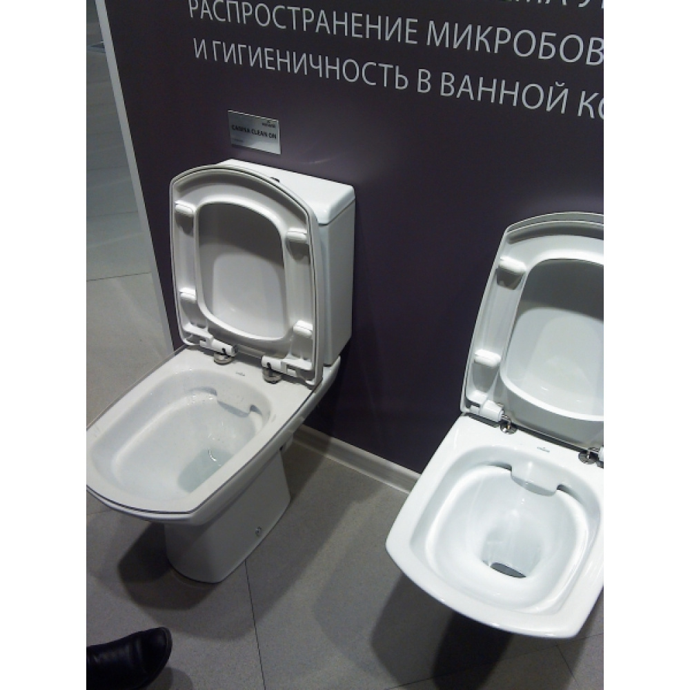 Компакт: CARINA NEW CLEAN ON 011 3/5,кр.дюр.Lift,easy-off, белый, Сорт1  KO-CAR011-3/5-COn-DL