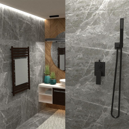 Фото Душевой набор Paini Grazia 21PZ440 черный